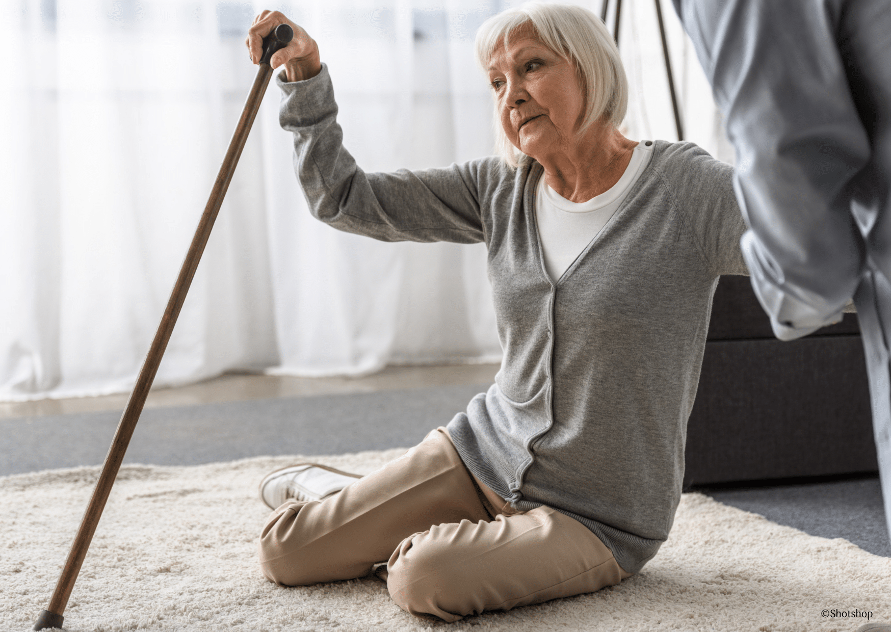 ©Shotshop Gestürzte Frau